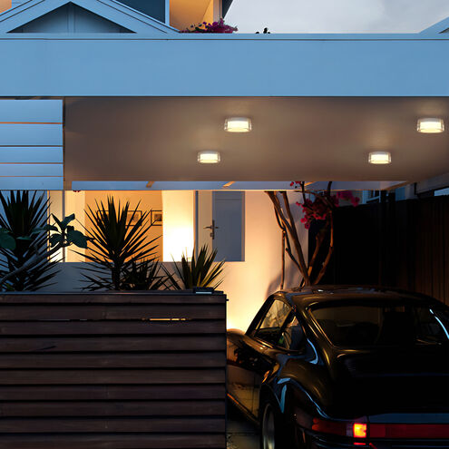 Sunspot LED 6 inch Brushed Stainless Steel Outdoor Flush Mount